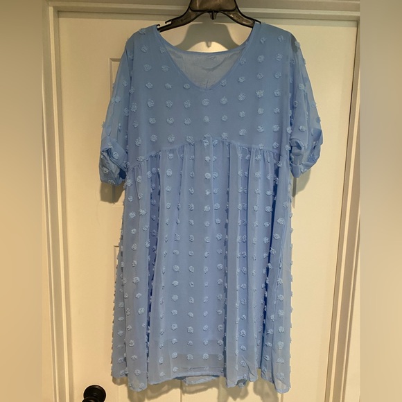 Amazon Dresses Mini Light Blue Dress Size Large Poshmark